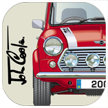 Mini Cooper Sport 2000 (red) Coaster 7